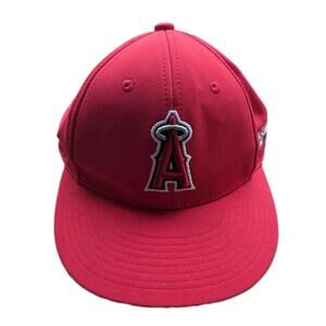 Los Angeles Angels Red Baseball Hat Cap Youth Adjustable Team MLB OC Sports
